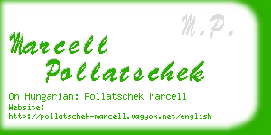 marcell pollatschek business card